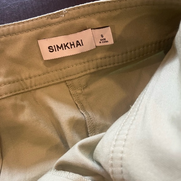 SIMKHAI Lizette Belted Utilitarian Miniskort - Picture 8 of 8